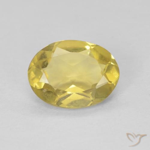 9,17 ctw natürlicher Helles Gold-Gelb Beryll, Oval, VVS-VS