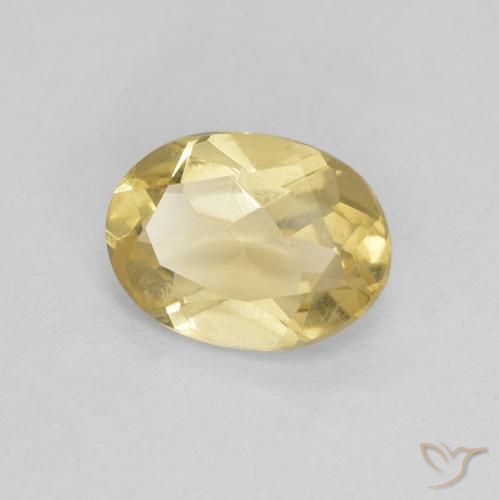 9,17 ctw natürlicher Hell Gold Beryll, Oval, VVS-VS