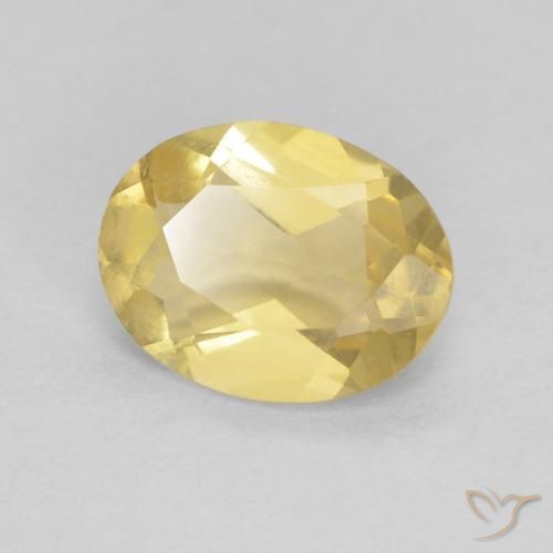 9,17 ctw natürlicher Helles Gold-Gelb Beryll, Oval, VVS-VS