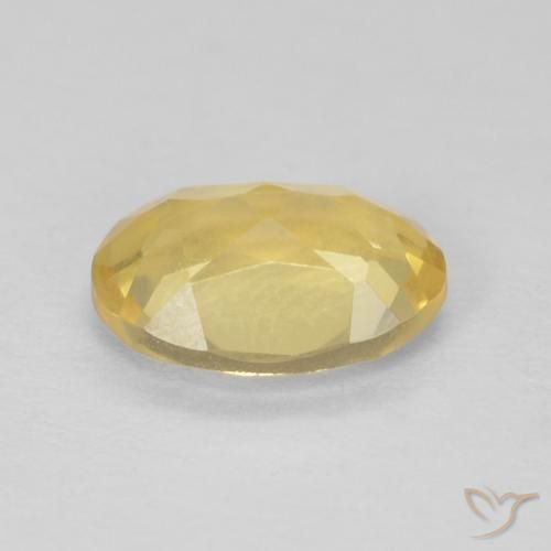 9,17 ctw natürlicher Helles Gold-Gelb Beryll, Oval, VVS-VS