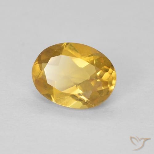 9,17 ctw natürlicher Golden Beryll, Oval, VVS-VS