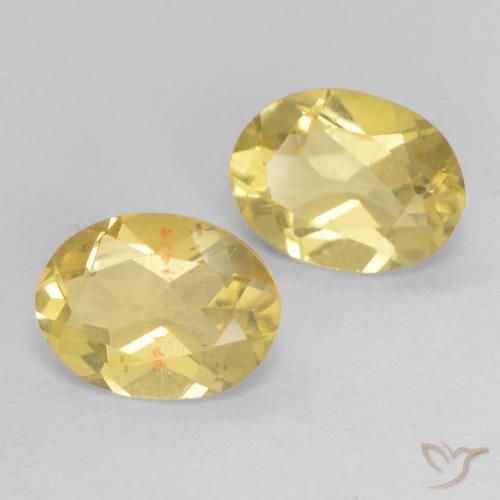 2.04 ct natürliche hellgelb Beryll-Edelsteine, Oval, VVS-VS