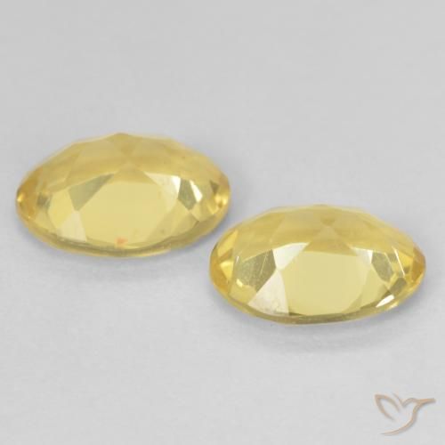 2.04 ct natürliche hellgelb Beryll-Edelsteine, Oval, VVS-VS