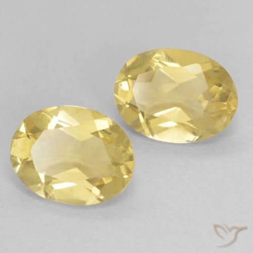 2.17ctw Natürlicher Hell Gold Beryll, Oval, VVS-VS