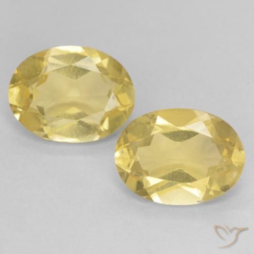 2.17 ct natürliche Hell Gold Beryll-Edelsteine, Oval, VVS-VS