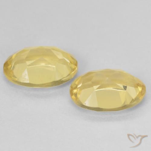 2.17 ct natürliche Hell Gold Beryll-Edelsteine, Oval, VVS-VS
