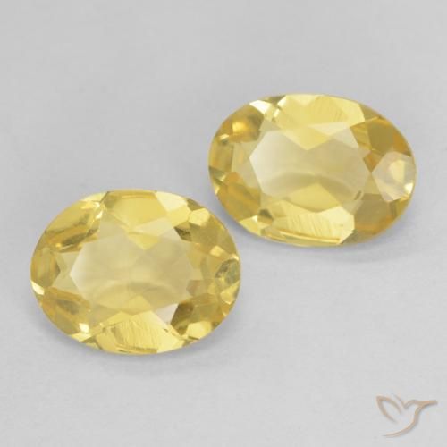 2.00 ct natürliche Helles Gold-Gelb Beryll-Edelsteine, Oval, VVS-VS