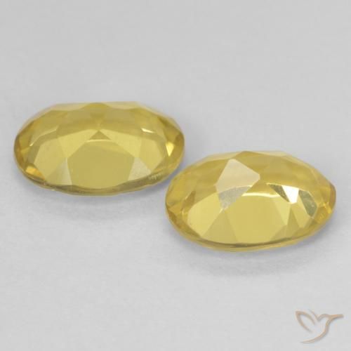 2.30 ct natürliche hellgelb Beryll-Edelsteine, Oval, VVS-VS