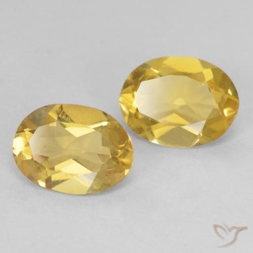 2.15 ct natürliche Dunkel gelb Beryll-Edelsteine, Oval, VVS-VS