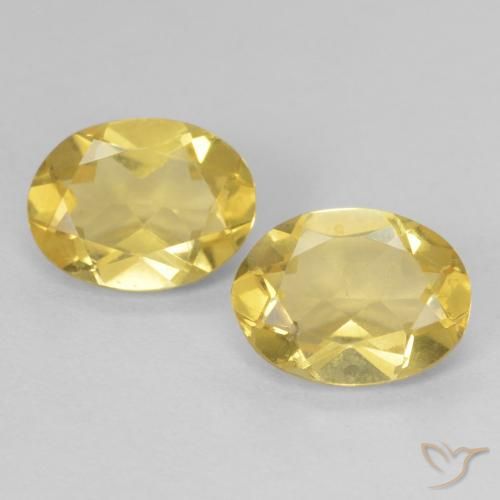 2.35ctw Natürlicher Hell Gold Beryll, Oval, VVS-VS