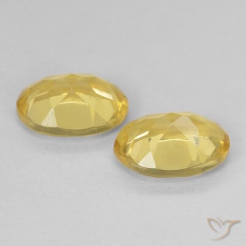 2.35 ct natürliche Hell Gold Beryll-Edelsteine, Oval, VVS-VS