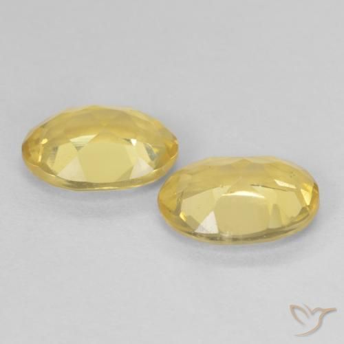 2.23 ct natürliche hellgelb Beryll-Edelsteine, Oval, VS