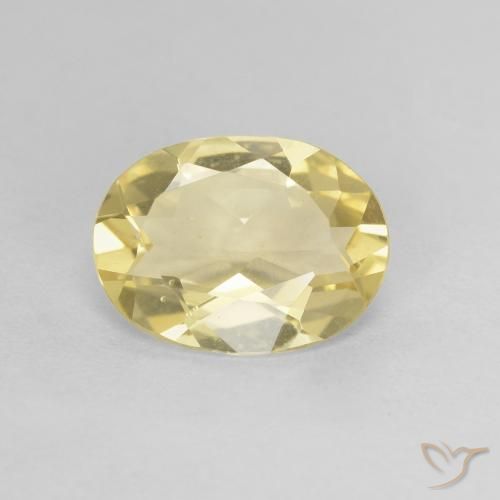 9,17 ctw natürlicher Helles Gold-Gelb Beryll, Oval, VVS-VS