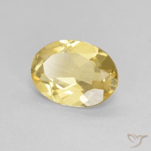 9,17 ctw natürlicher Helles Gold-Gelb Beryll, Oval, VVS-VS