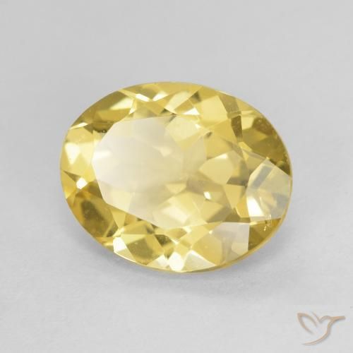 9,17 ctw natürlicher Helles Gold-Gelb Beryll, Oval, VVS-VS