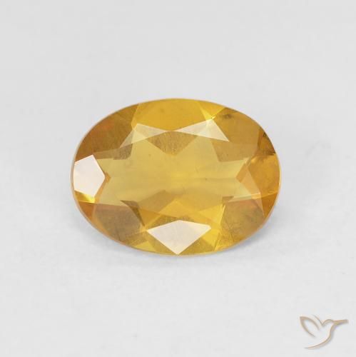 9,17 ctw natürlicher Orange-Gold Beryll, Oval, VS