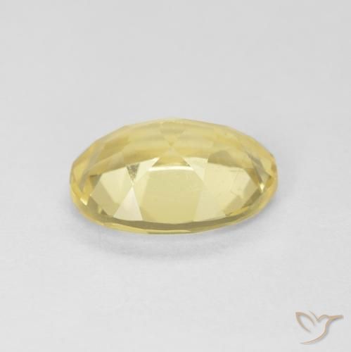 9,17 ctw natürlicher Blasses Gelb Beryll, Oval, VS