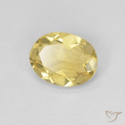 9,17 ctw natürlicher Helles Gold-Gelb Beryll, Oval, VVS