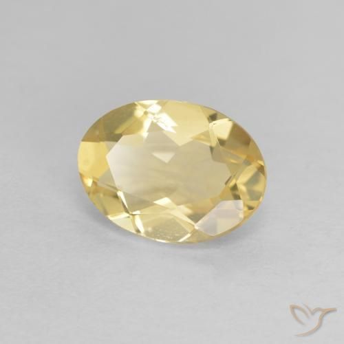 9,17 ctw natürlicher Hell Gold Beryll, Oval, VVS