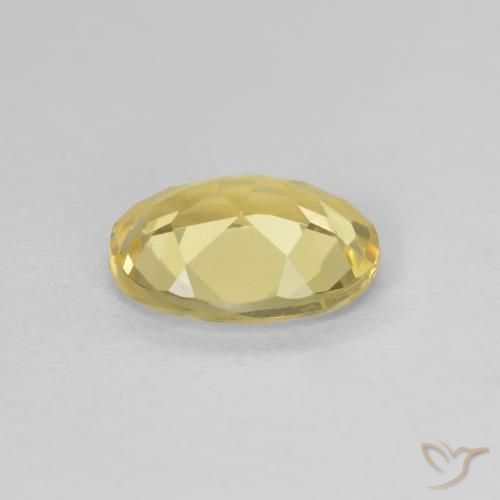 9,17 ctw natürlicher Hell Gold Beryll, Oval, VVS
