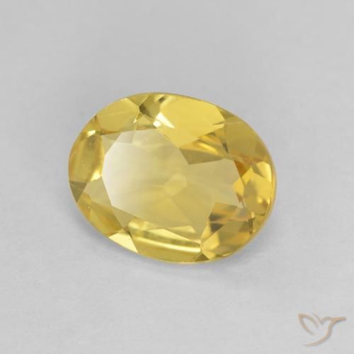 9,17 ctw natürlicher Helles Gold-Gelb Beryll, Oval, VVS
