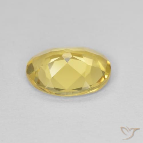 9,17 ctw natürlicher Helles Gold-Gelb Beryll, Oval, VVS