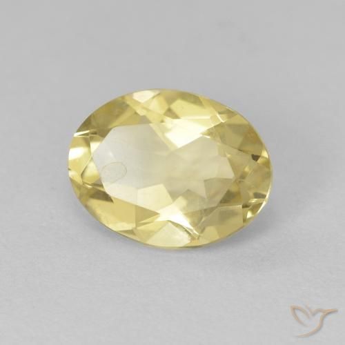 9,17 ctw natürlicher Helles Gold-Gelb Beryll, Oval, VVS