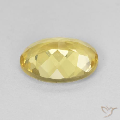 9,17 ctw natürlicher Hell Gold Beryll, Oval, VVS