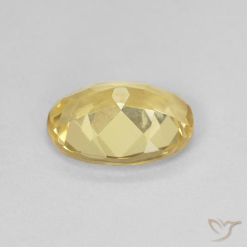 9,17 ctw natürlicher Hell Gold Beryll, Oval, VVS