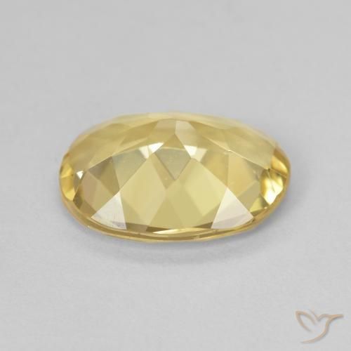 9,17 ctw natürlicher Helles Gold-Gelb Beryll, Oval, VVS
