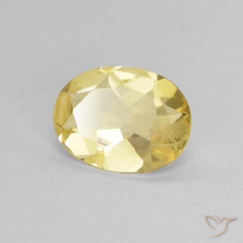 9,17 ctw natürlicher Hell Gold Beryll, Oval, VVS