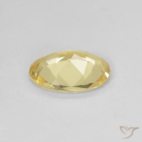 9,17 ctw natürlicher Hell Gold Beryll, Oval, VVS