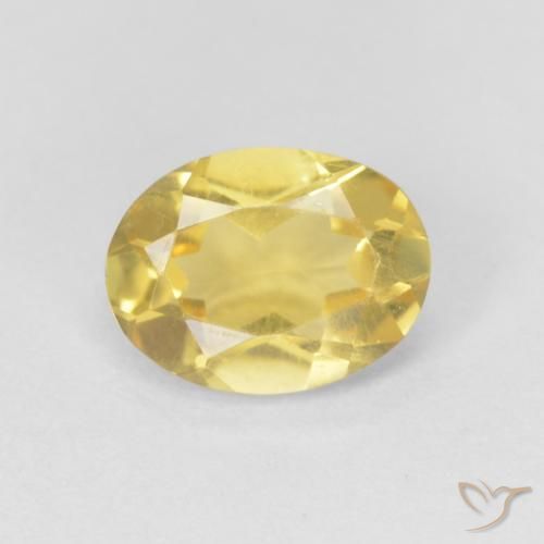 9,17 ctw natürlicher Hell Gold Beryll, Oval, VVS-VS
