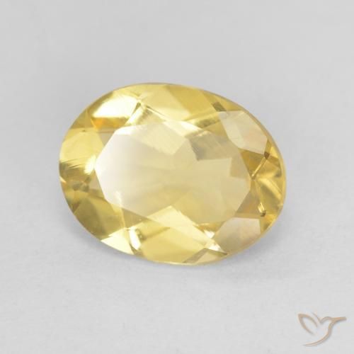 9,17 ctw natürlicher Hell Gold Beryll, Oval, VS