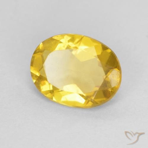 9,17 ctw natürlicher Helles Gold-Gelb Beryll, Oval, VS