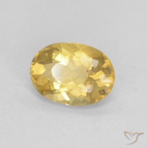 9,17 ctw natürlicher Helles Gold-Gelb Beryll, Oval, VS