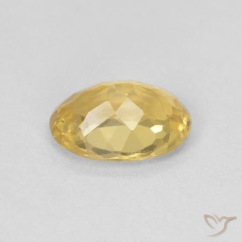 9,17 ctw natürlicher Helles Gold-Gelb Beryll, Oval, VS
