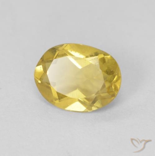 9,17 ctw natürlicher Helles Gold-Gelb Beryll, Oval, VS