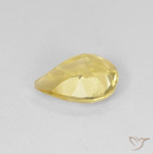 9,17 ctw natürlicher Helles Gold-Gelb Beryll, Birnenform, VS
