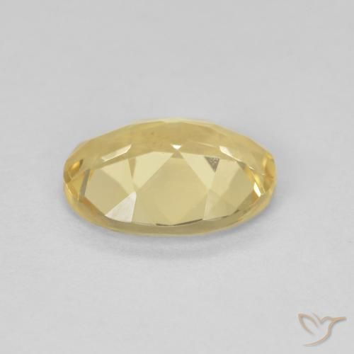 9,17 ctw natürlicher Hell Gold Beryll, Oval, VVS-VS