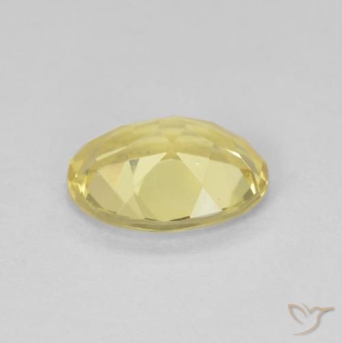 9,17 ctw natürlicher Hell Gold Beryll, Oval, VVS-VS