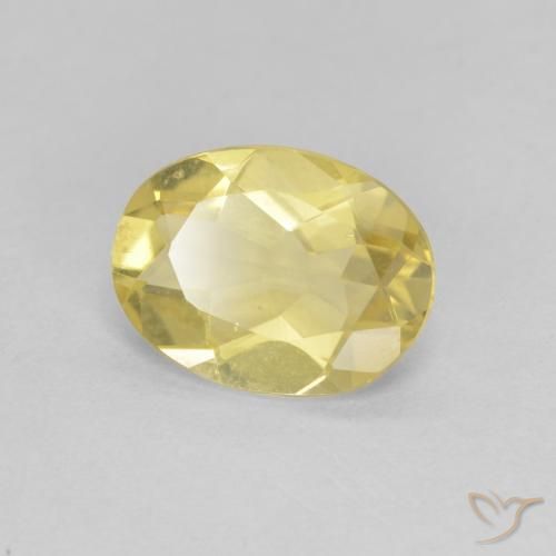 9,17 ctw natürlicher Hell Gold Beryll, Oval, VVS-VS