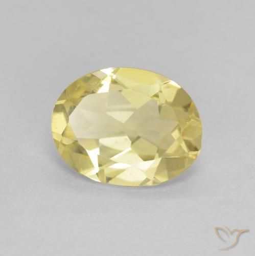 9,17 ctw natürlicher Helles Gold-Gelb Beryll, Oval, VVS-VS