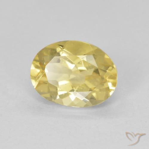 9,17 ctw natürlicher Helles Gold-Gelb Beryll, Oval, VVS-VS
