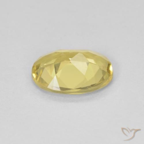 9,17 ctw natürlicher Helles Gold-Gelb Beryll, Oval, VVS-VS