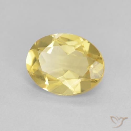 9,17 ctw natürlicher Helles Gold-Gelb Beryll, Oval, VVS-VS