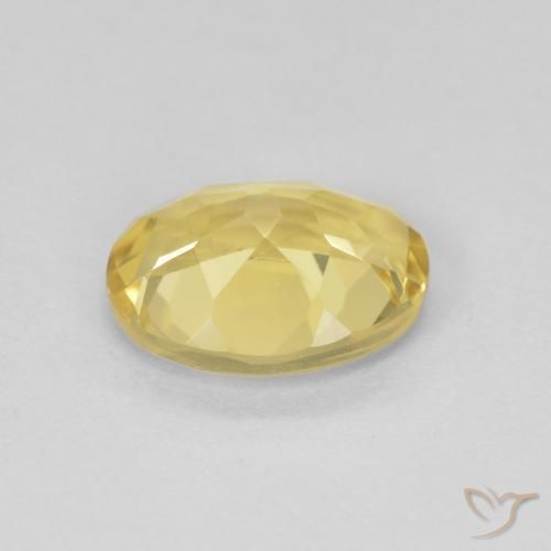 9,17 ctw natürlicher Helles Gold-Gelb Beryll, Oval, VVS-VS