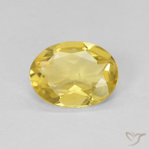 1.31ct Natürlicher Hell Gold Beryll, Oval, VS