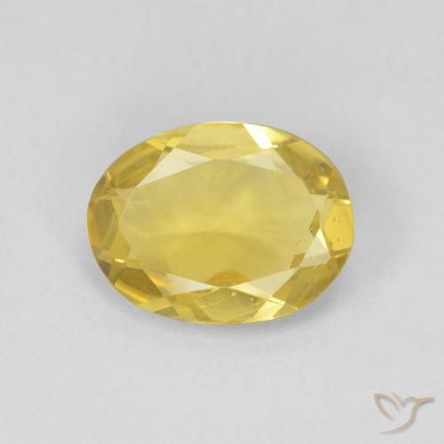 9,17 ctw natürlicher Helles Gold-Gelb Beryll, Oval, VS