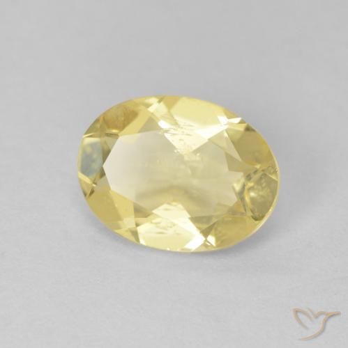 9,17 ctw natürlicher Hell Gold Beryll, Oval, VS